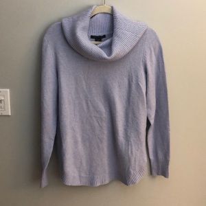 Light Purple Turtleneck Sweater by Tahari
